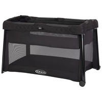 REISEBETT Foldlite LX Grau, Schwarz  - Schwarz/Grau, Basics (63,5/68/119cm) - Graco