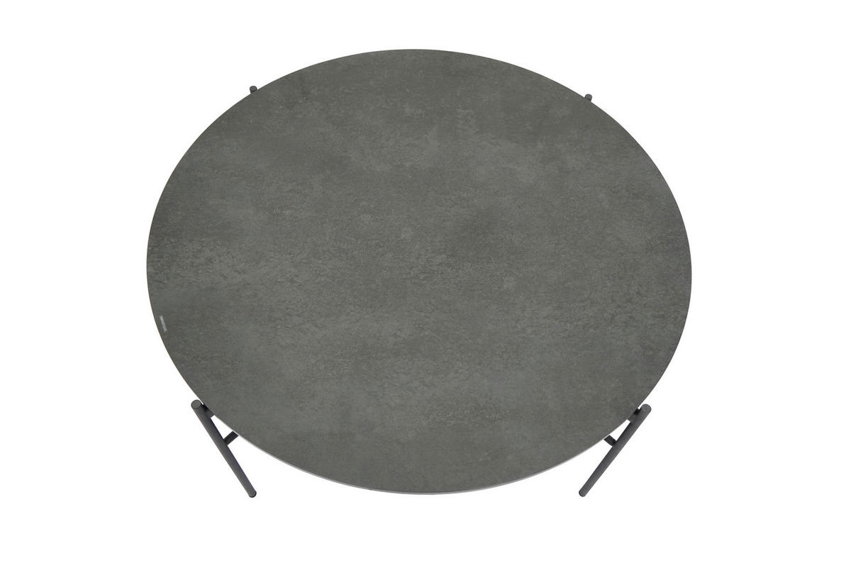 COUCHTISCH in Metall, Glas, Keramik 85/85/41 cm  - Schwarz, Design, Glas/Keramik (85/85/41cm) - Novel