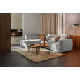 ECKSOFA in Struktur Beige  205/284 cm  - Beige/Schwarz, Design, Kunststoff/Textil (205/284cm) - Xora