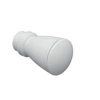 ZAVRŠETAK ZA GARNIŠNU bela metal - bela, Konvencionalno, metal (20MMcm) - Gardinia