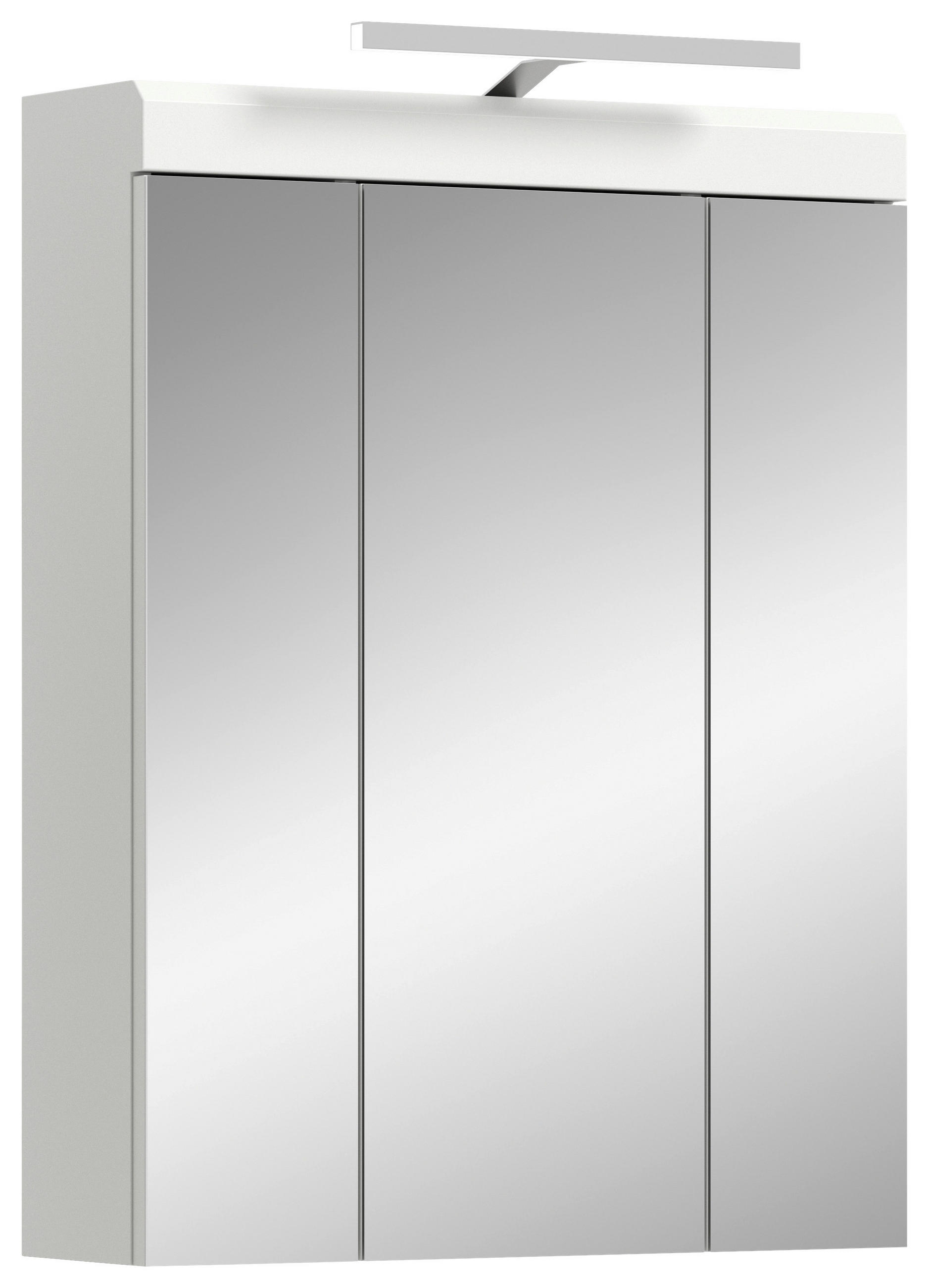 SPIEGELSCHRANK 60/79/18 cm  - Weiß Hochglanz, MODERN, Glas/Holzwerkstoff (60/79/18cm) - MID.YOU
