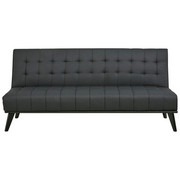 SCHLAFSOFA - Schwarz, LIFESTYLE, Holz/Holzwerkstoff (180/81/86cm) - Carryhome