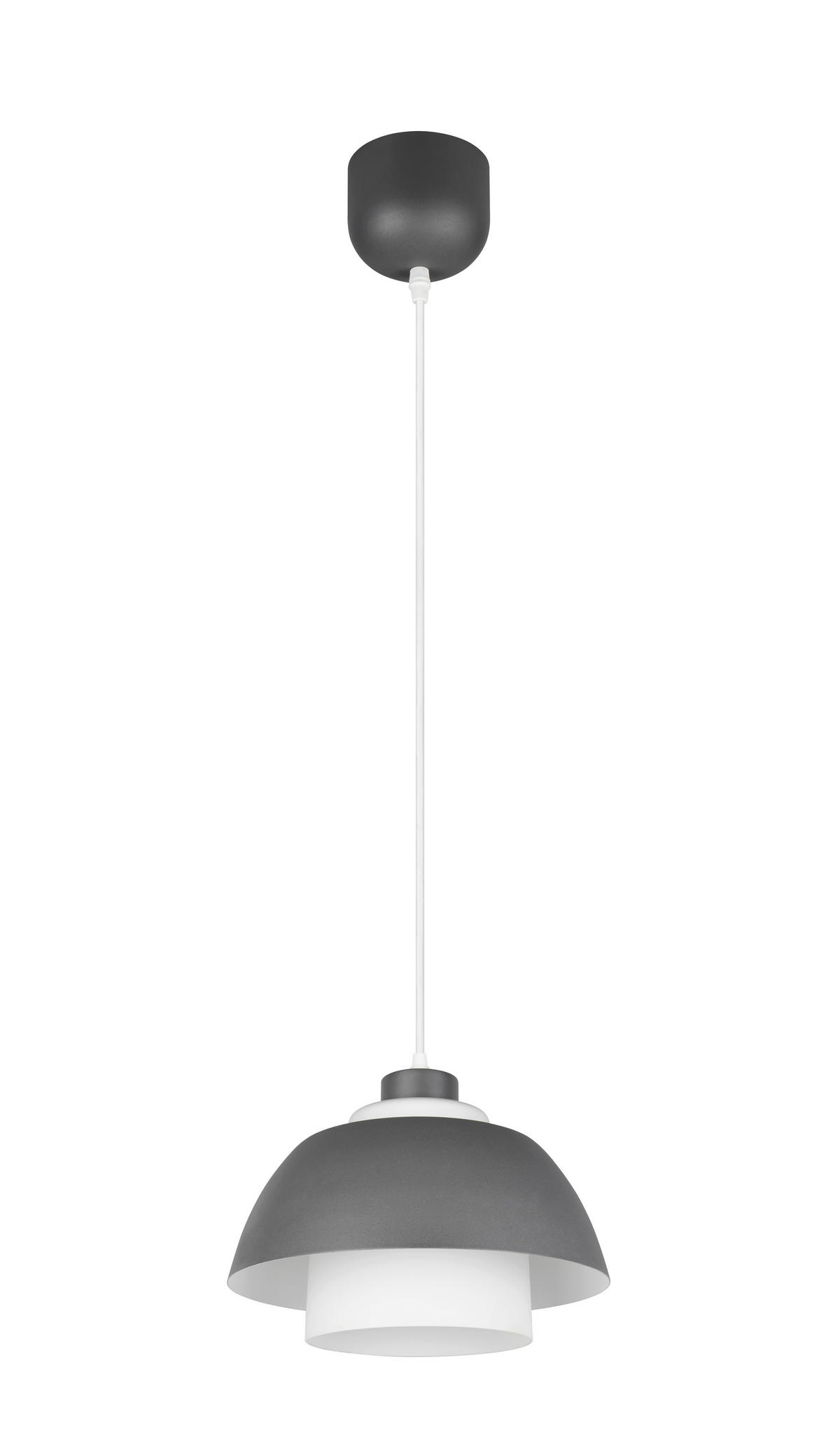 Pendul 30/150 cm    - alb/antracit, Basics, sticlă/metal (30/150cm)