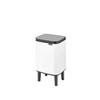 SZEMETESVÖDÖR 4 l  - fekete/fehér, Trend, műanyag/fém (4Ll) - Brabantia