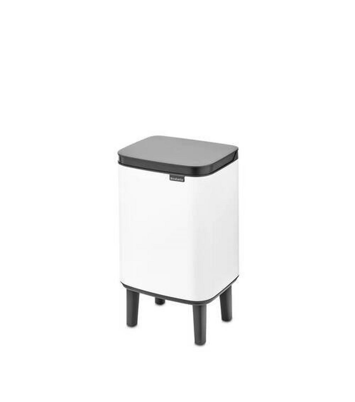Coș De Gunoi 4 l  - alb/negru, Trend, plastic/metal (4Ll) - Brabantia