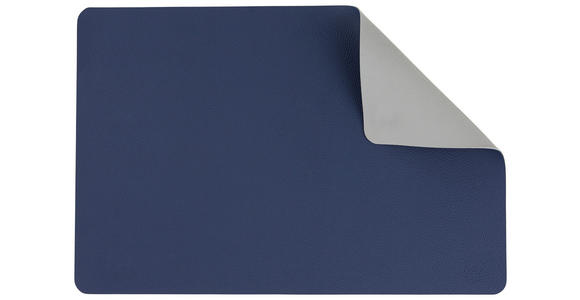 TISCHSET 30/45 cm Kunststoff   - Blau/Silberfarben, Basics, Kunststoff (30/45cm) - Homeware