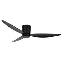 DECKENVENTILATOR   137 cm   - Schwarz, Trend, Kunststoff (137cm) - P & B