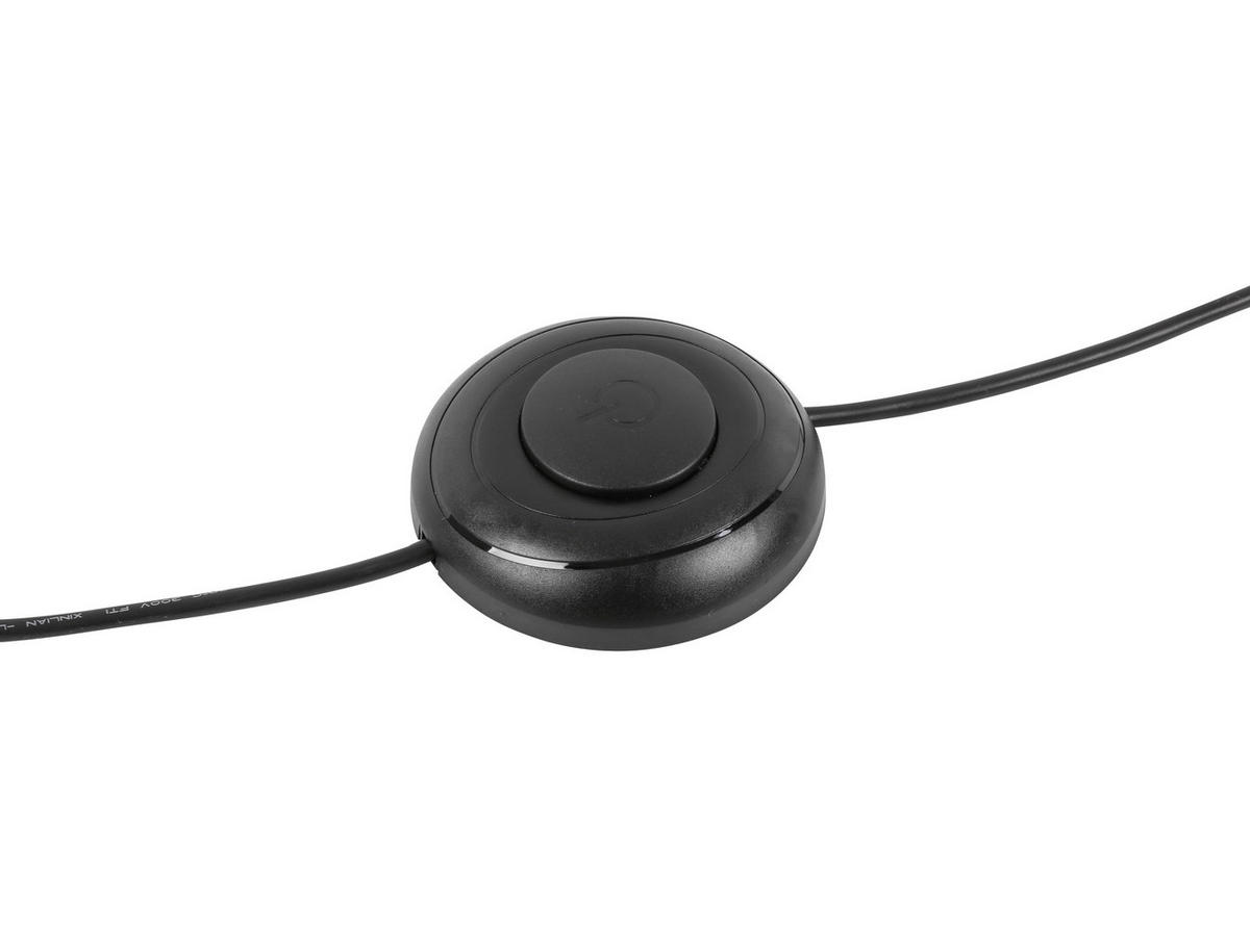 STOJACIA LED LAMPA, 30/155 cm  - biela/niklová, Lifestyle, kov/plast (30/155cm) - Dieter Knoll