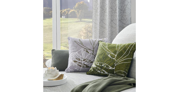 ZIERKISSEN 45/45 cm - Silberfarben, LIFESTYLE, Textil (45/45cm) - Esposa