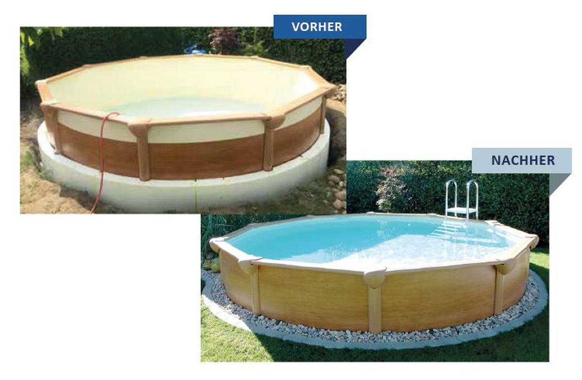 POOL-ISOLATIONSSET 460 cm  - Weiß, Basics, Kunststoff (460cm)