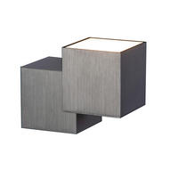 LED-WANDLEUCHTE 20 cm  - Alufarben, Design, Metall (20cm) - Grossmann