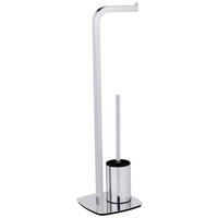 WC-BÜRSTENKOMBINATION in Metall  Kunststoff   - Chromfarben, KONVENTIONELL, Kunststoff/Metall (20/71,5/22cm) - Schöner Wohnen