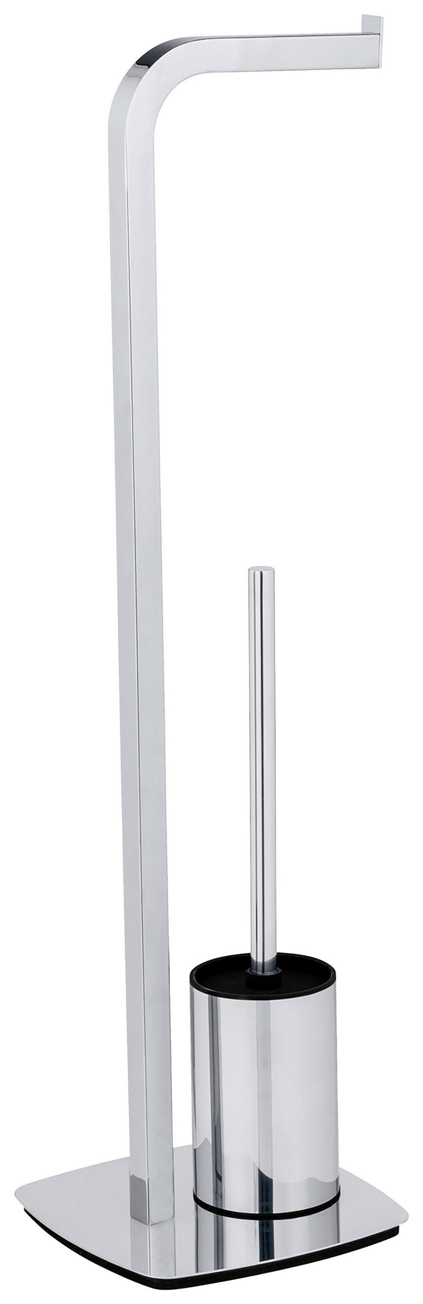 WC-BÜRSTENKOMBINATION in Metall  Kunststoff   - Chromfarben, KONVENTIONELL, Kunststoff/Metall (20/71,5/22cm) - Schöner Wohnen