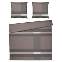 BETTWÄSCHE Modern Makosatin 200/220 cm  - Beige/Braun, Design, Naturmaterialien/Textil (200/220cm) - Joop!