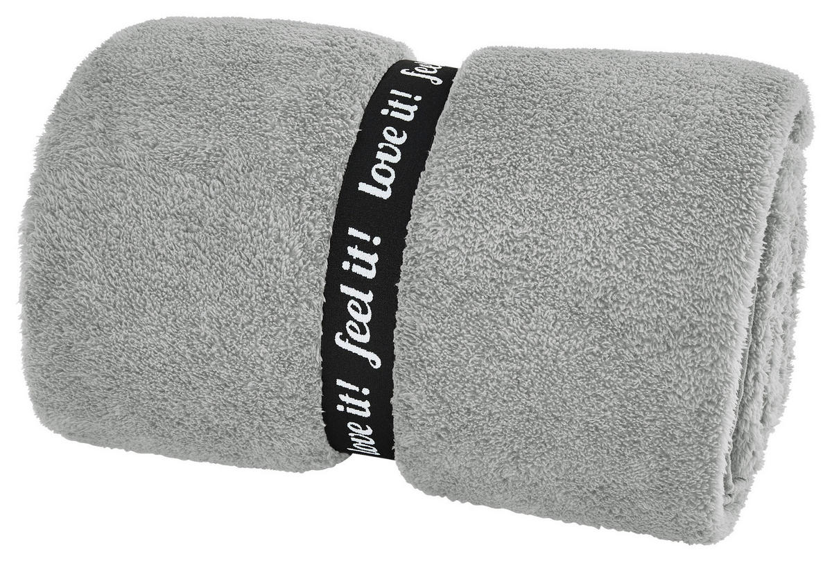 FILT 3612 Wellsoft Uni 150/200 cm  - silver, Klassisk, textil (150/200cm) - S. Oliver