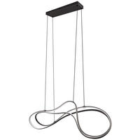 LED-HÄNGELEUCHTE Nala 113/24/150 cm  - Schwarz, Design, Metall (113/24/150cm) - Trio Leuchten