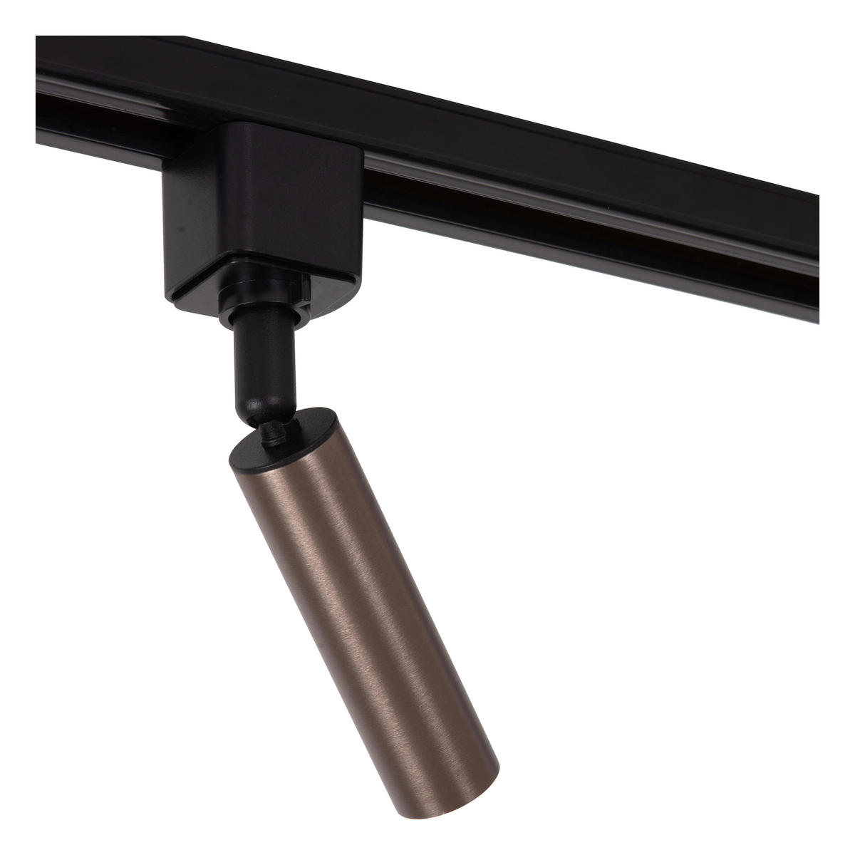 SCHIENENSYSTEM Track 3.9/3.9/16.7 cm   - Cappuccino, Basics, Metall (3.9/3.9/16.7cm) - Lucide