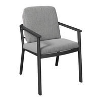 GARTENSESSEL - Anthrazit/Grau, Basics, Textil/Metall (58/80/66cm) - Amatio