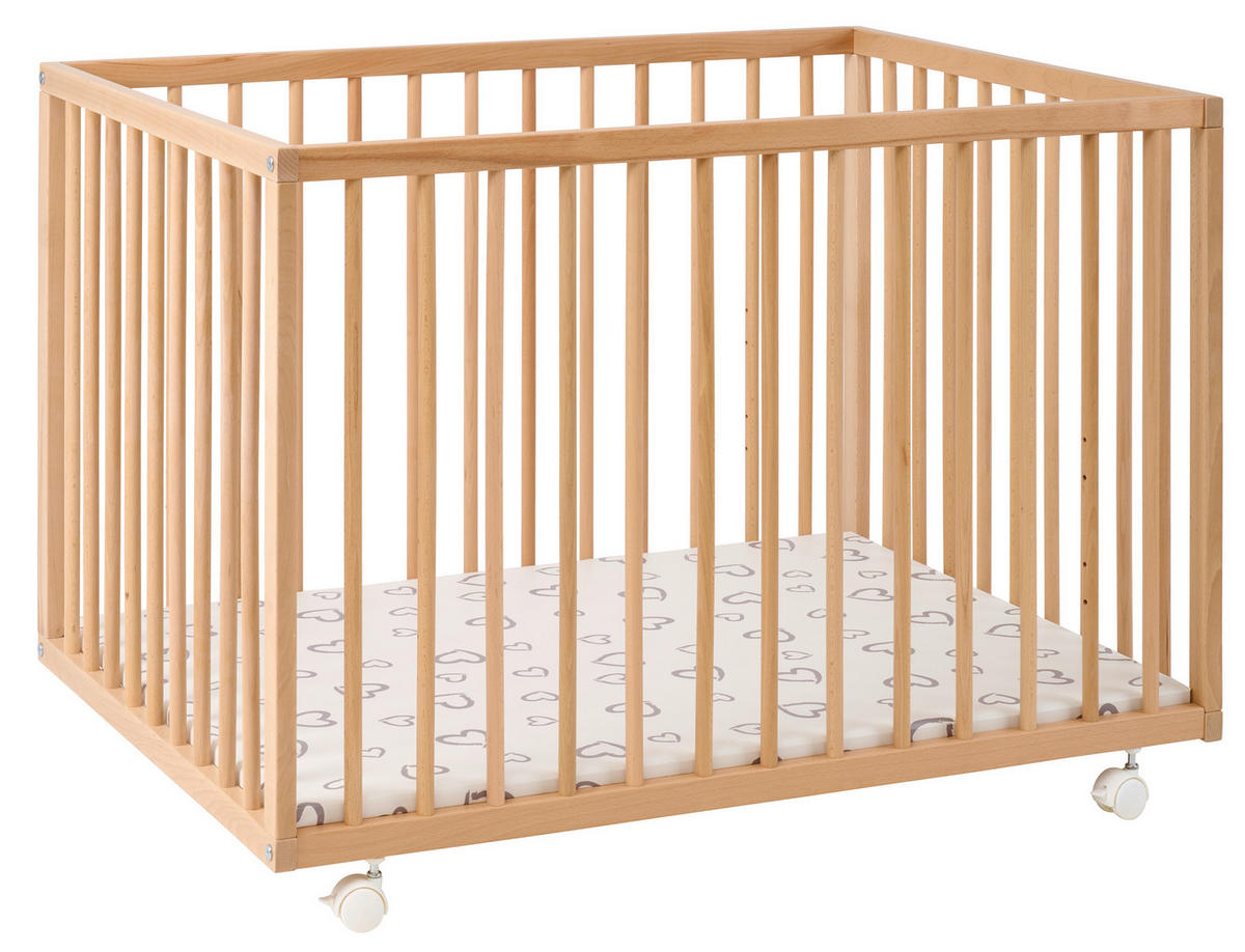 JÁRÓKA  - natúr színű, Basics, műanyag/fa (100/75/68cm) - My Baby Lou