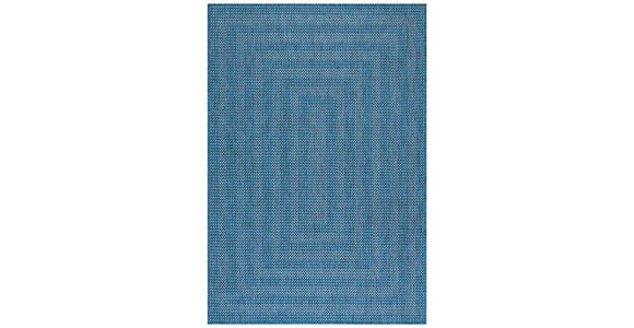 In- und Outdoorteppich 200/290 cm Zagora  - Blau, Basics, Textil (200/290cm) - Novel