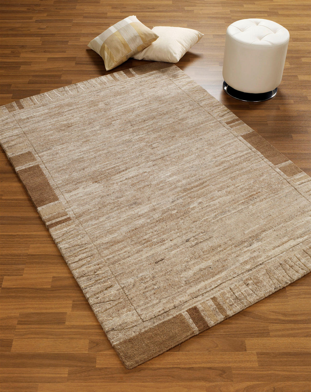 WOLLTEPPICH 200/250 cm Sena Silk Mata Naturfarben rechteckig  - Naturfarben, Basics, Textil (200/250cm) - Cazaris