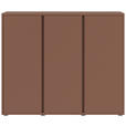 SCHUHSCHRANK 145/120/34 cm  - Terracotta, Design, Holzwerkstoff/Kunststoff (145/120/34cm) - Xora