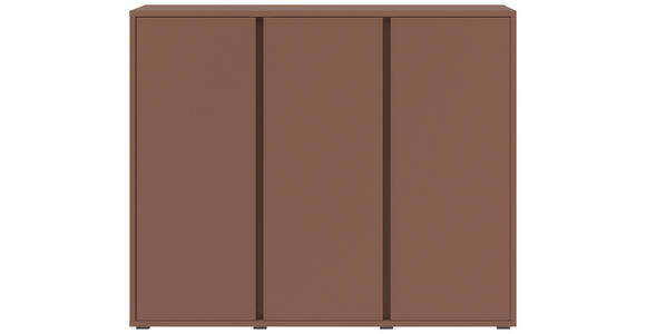 SCHUHSCHRANK 145/120/34 cm - Terracotta, Design, Holzwerkstoff/Kunststoff (145/120/34cm) - Xora