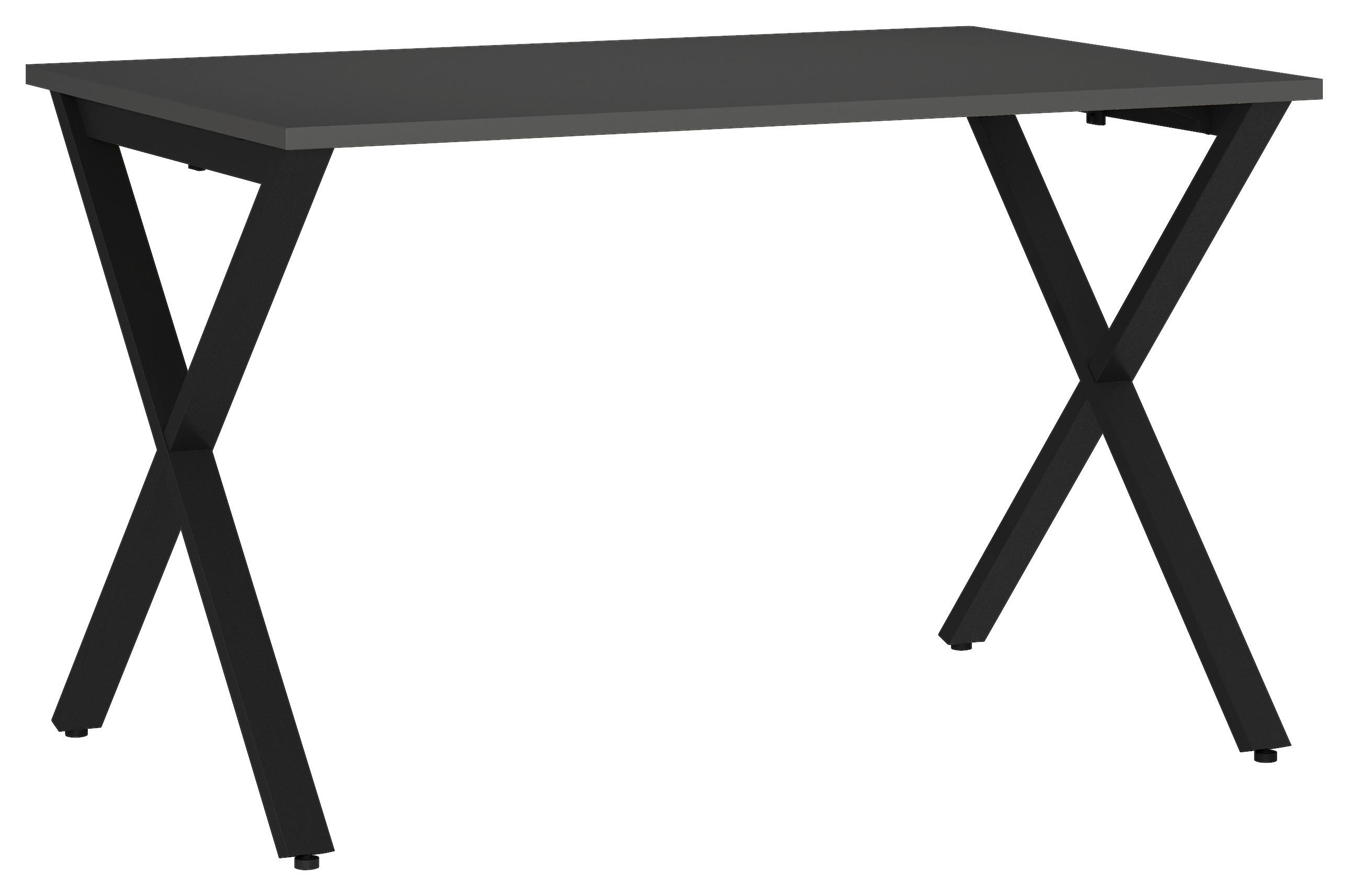 Novel Schreibtisch Gw-Tivolo Graphit, Schwarz 80x75x120 cm