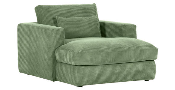 XXL-SESSEL - Schwarz/Olivgrün, ROMANTIK / LANDHAUS, Kunststoff/Textil (120/67/140cm) - Landscape