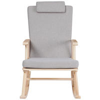 KRESLO NA DOJČENIE  - prírodná farba/taupe, Basics, drevo/textil (63/98/94cm) - My Baby Lou