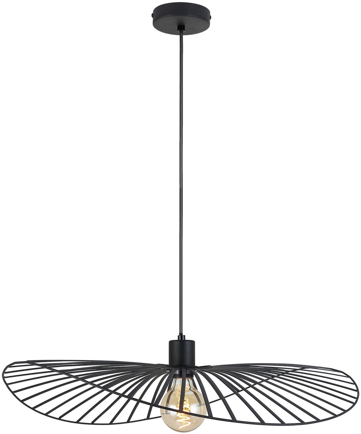HÄNGLAMPA 60/120 cm  - svart, Design, metall (60/120cm) - Marama