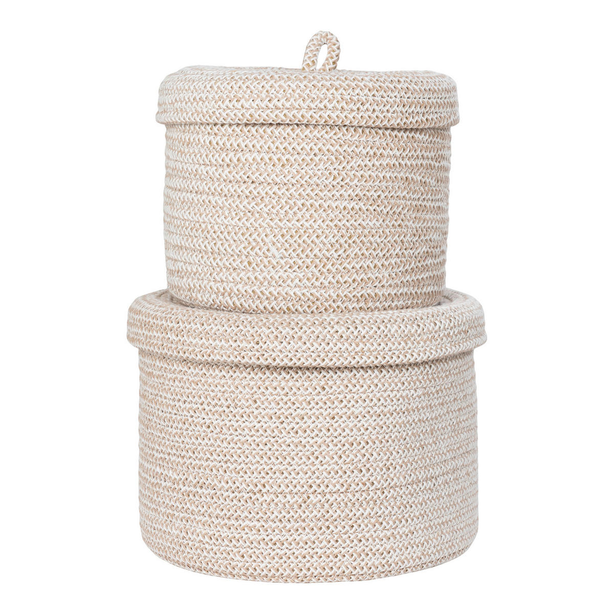 KORBSET - Beige, Basics, Textil