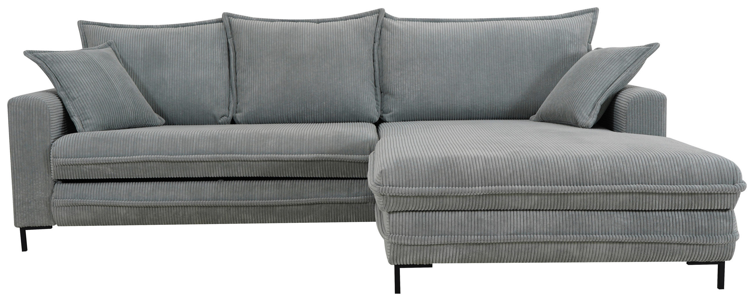 Mid.you Ecksofa Hellgrau 272x174 cm