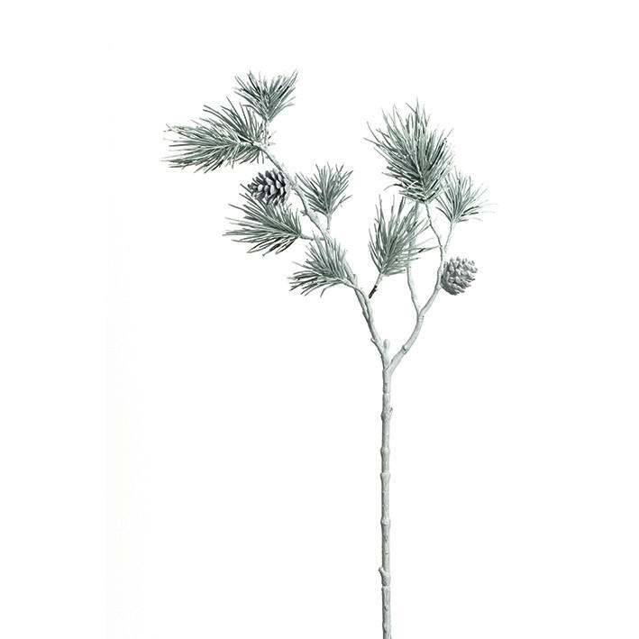 VEŠTAČKI CVET - zelena/bela, Osnovno, metal/plastika (18/65/10cm) - Leonardo