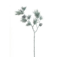 VEŠTAČKI CVET - zelena/bela, Osnovno, metal/plastika (18/65/10cm) - Leonardo