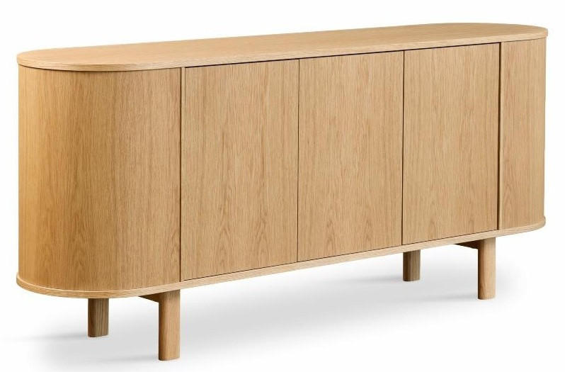 SIDEBOARD 190/82/45 cm  - ekfärgad, Design, trä (190/82/45cm) - Skovby