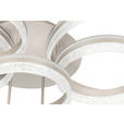 LED-DECKENLEUCHTE 100/56/22 cm   - Cappuccino, Design, Kunststoff/Metall (100/56/22cm) - Novel