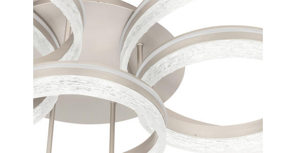 LED-DECKENLEUCHTE 100/56/22 cm   - Cappuccino, Design, Kunststoff/Metall (100/56/22cm) - Novel