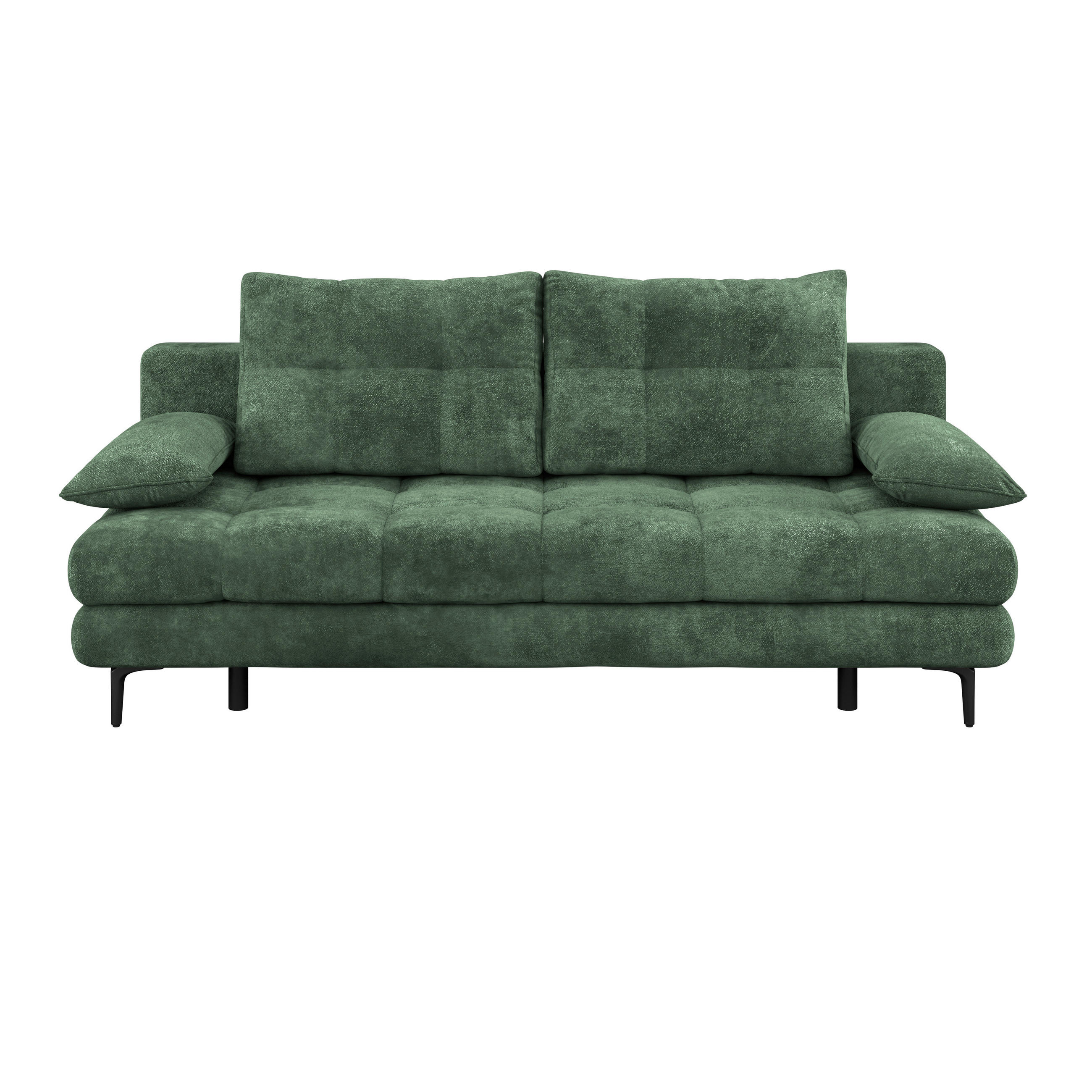 Carryhome Schlafsofa Dunkelgrün 203x94x96 cm