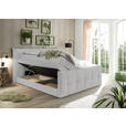BOXSPRINGBETT 180/200 cm  in Hellgrau  - Hellgrau/Schwarz, Basics, Holzwerkstoff/Kunststoff (180/200cm) - Esposa