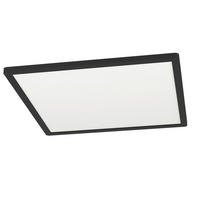 STROPNÍ LED SVÍTIDLO, 39/39/3 cm - bílá/černá, Basics, plast (39/39/3cm) - Eglo