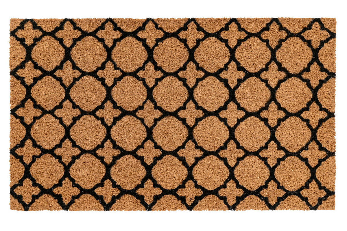 FUßMATTE 40/60 cm  - Hellbraun, Basics, Textil (40/60cm) - Kayoom