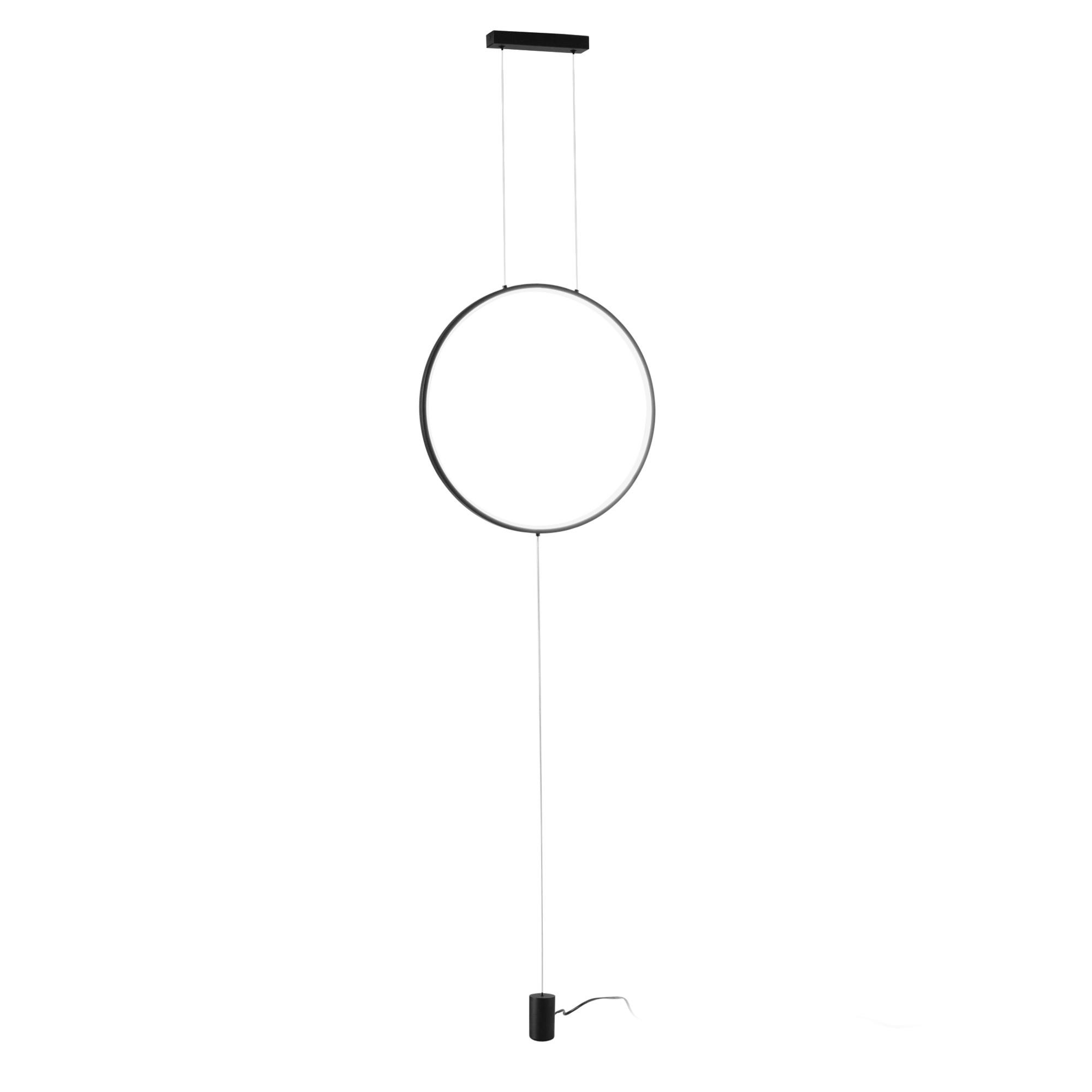 Luce ambiente Design Led-Stehleuchte Luce Ambiente e Design Schwarz 20x150x60 cm