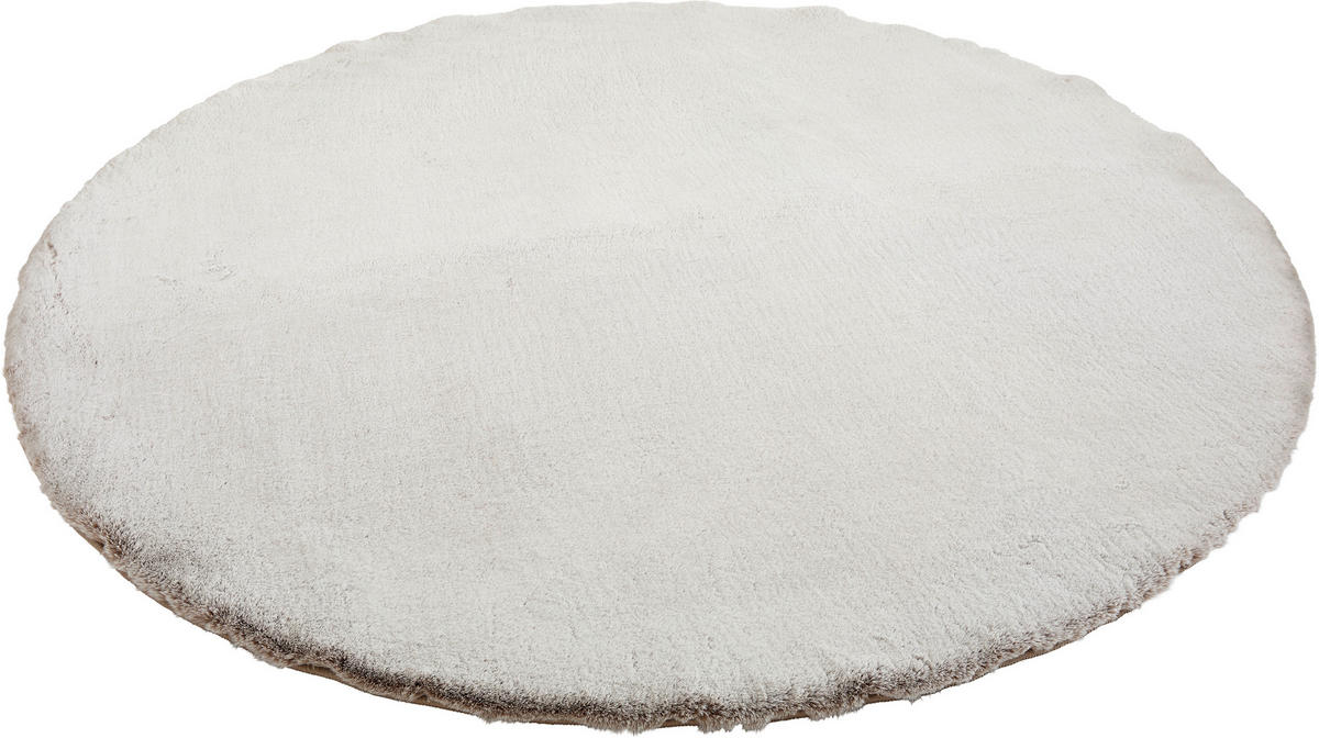 HOCHFLORTEPPICH 160 cm Braun, Weiß  - Braun/Weiß, Basics, Textil (160cm) - Novel