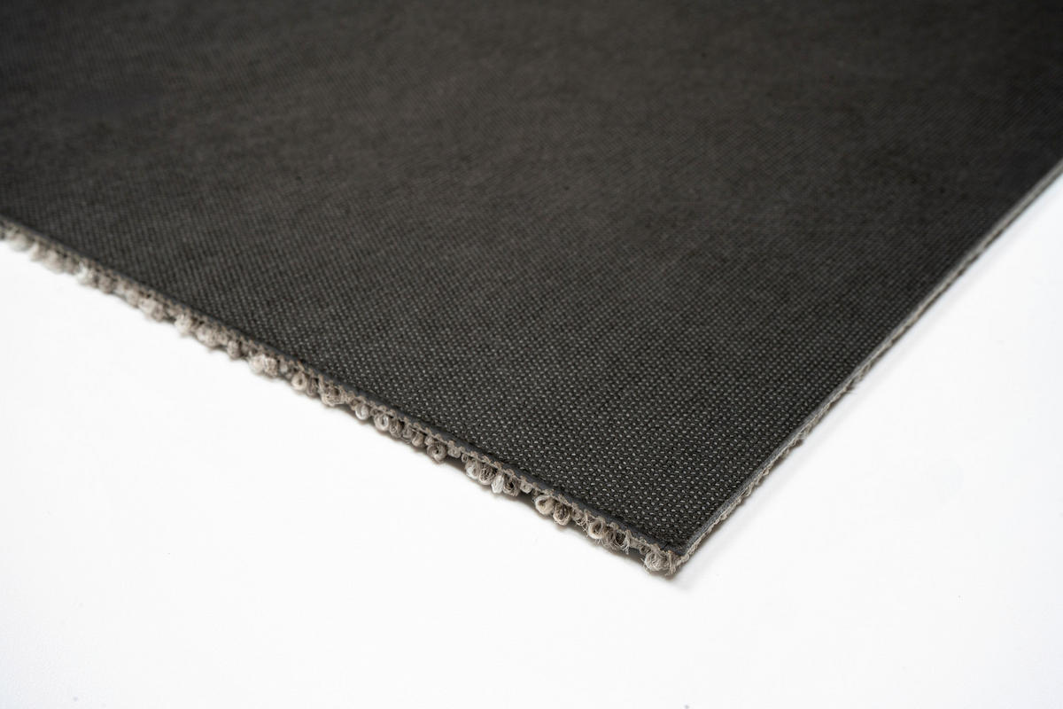 Teppichfliese Ambition 73 50/50 cm in Graubraun  - Graubraun, Basics, Textil (50/50cm)