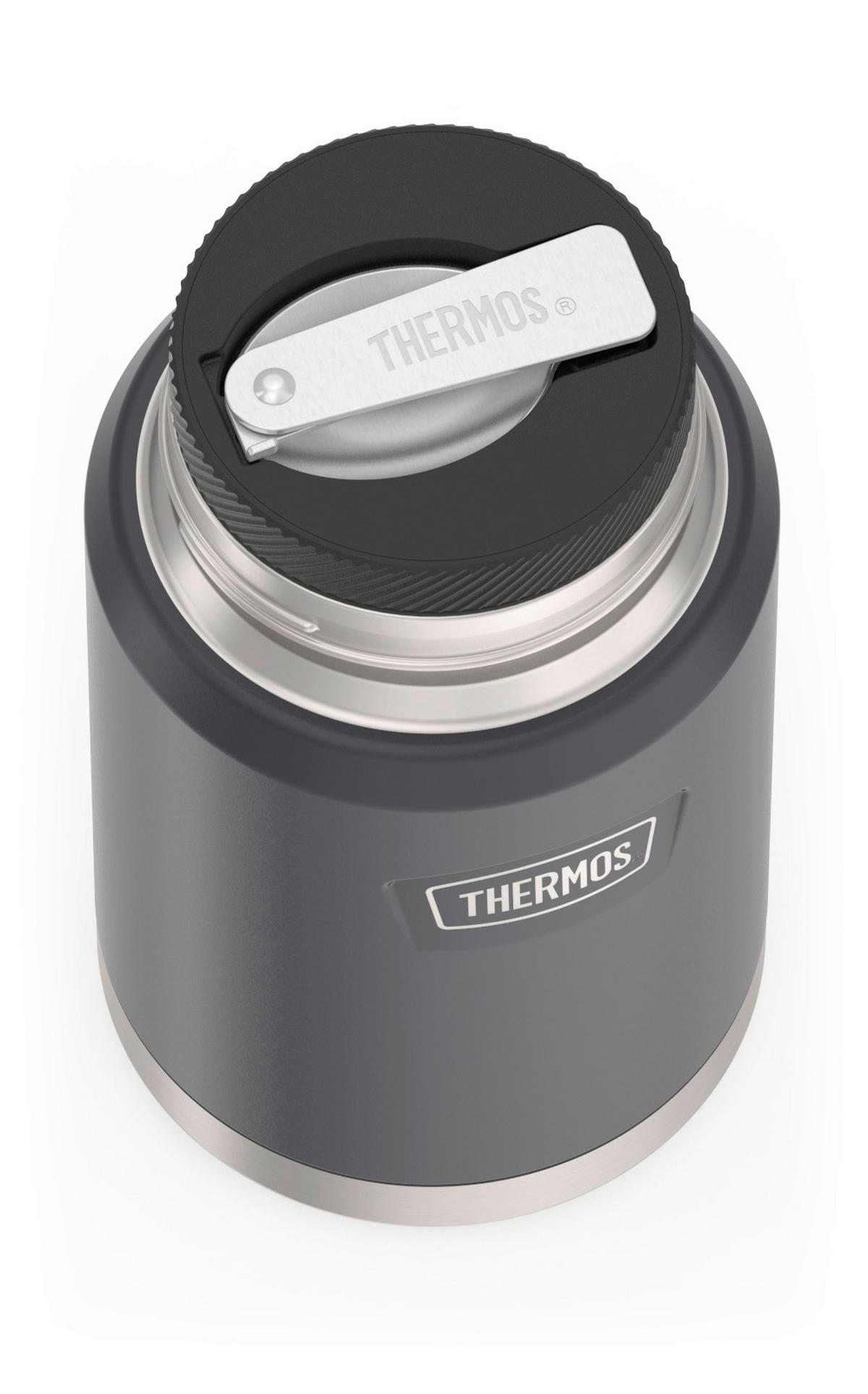 ISOLIERSPEISEGEFÄSS ICON 0,71 L  - Dunkelgrau, Basics, Metall (0,71l) - Thermos
