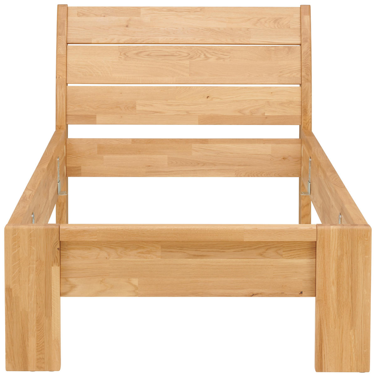BETT 90/200 cm  in Wildeiche   - Wildeiche, Modern, Holz (90/200cm) - MID.YOU