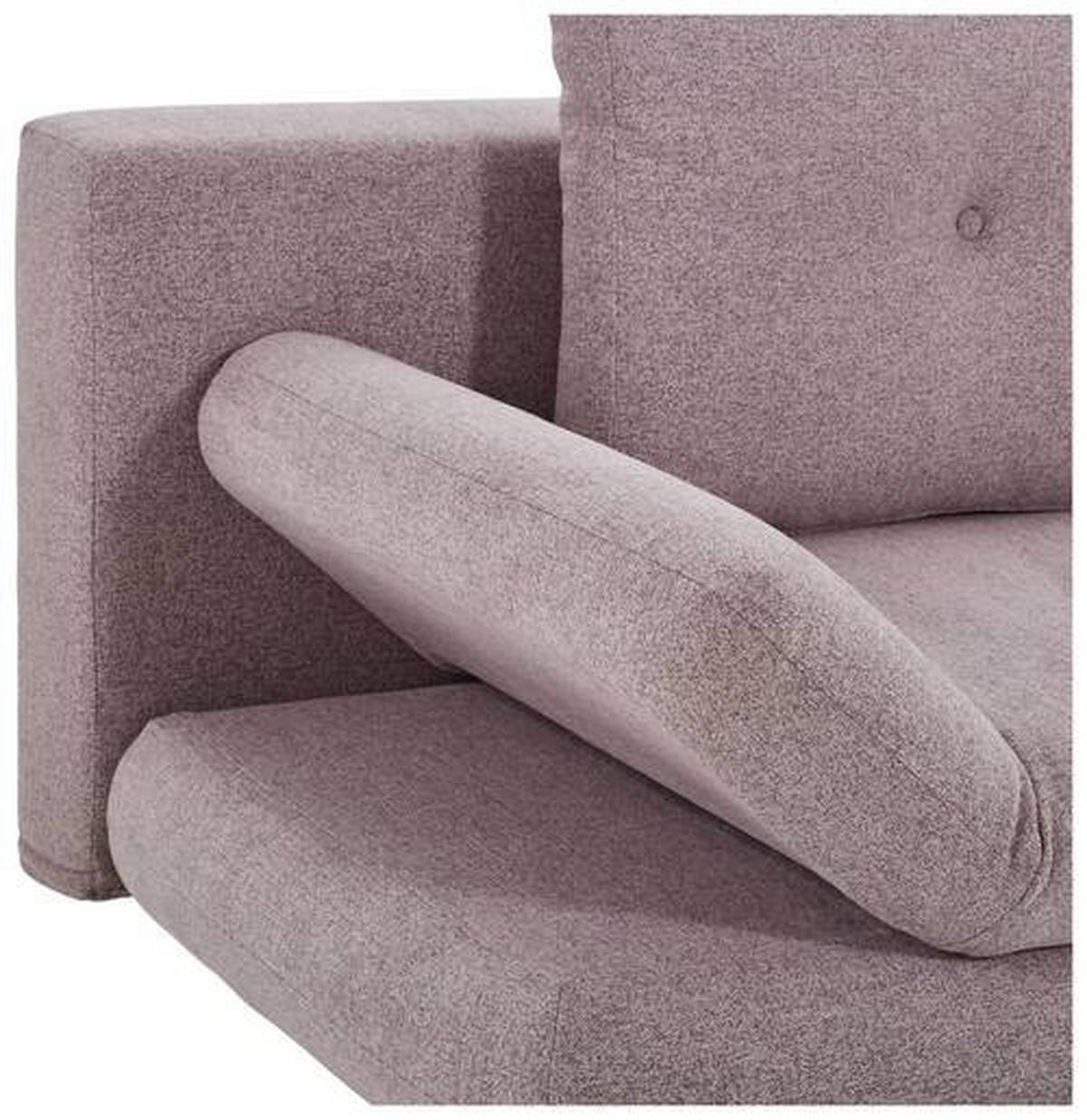 KANAPÉÁGY textil sötétszürke  - bükkszínű/sötétszürke, Konventionell, textil/fa (205/86/94cm) - Carryhome