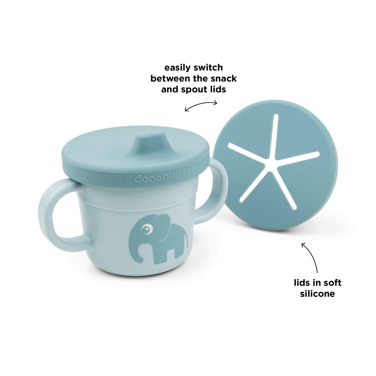 TRINKBECHER  - Hellblau, Basics, Kunststoff (12/8,7/9cm)