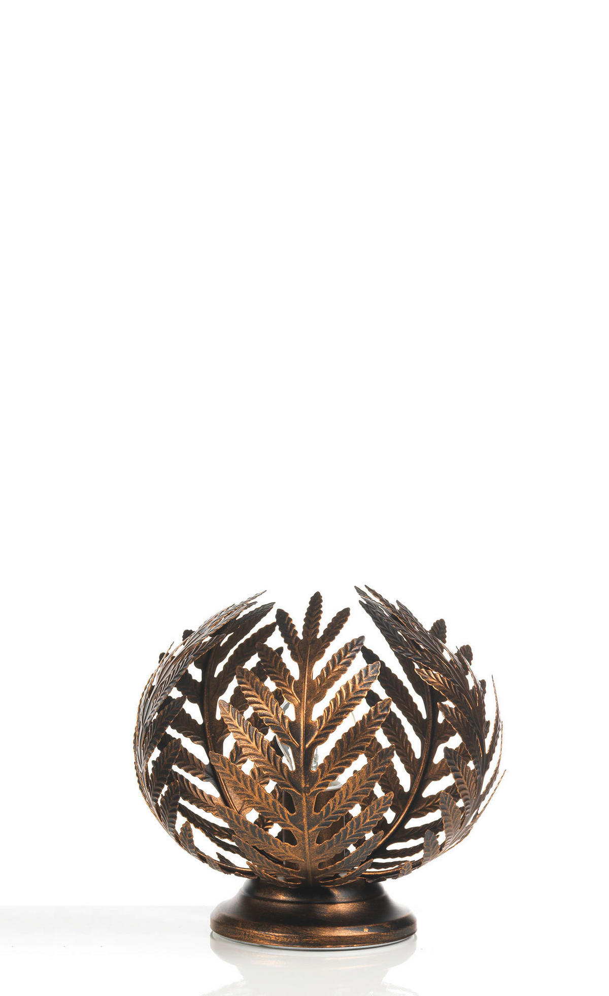 TISCHLEUCHTE 25/25 cm   - Bronzefarben, Natur, Metall (25/25cm)
